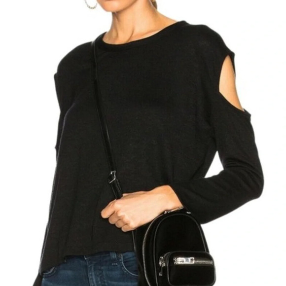 NWOT Rag & Bone Cold Shoulder Long Sleeve Top XS - Picture 1 of 6